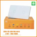 Công Tắc Cảm Ứng Thông Minh Datic – 2 Nút Màu Trắng