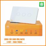 Công Tắc Cảm Ứng Thông Minh Datic – 3 Nút Màu Trắng